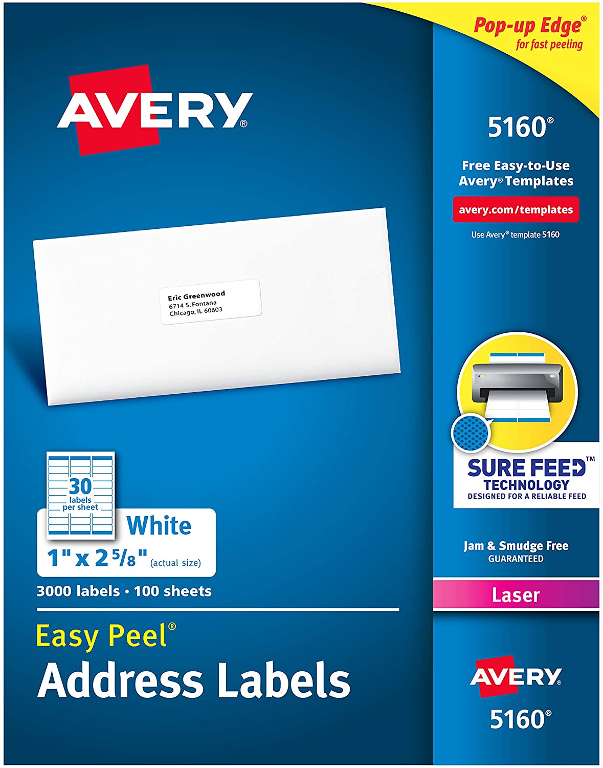 avery 5160 template for mac word